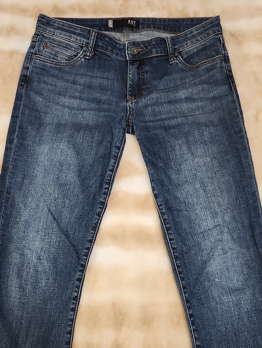 Kut From The Kloth Denim Blue Jeans Catherine Boyfriend Style Relaxed Fit